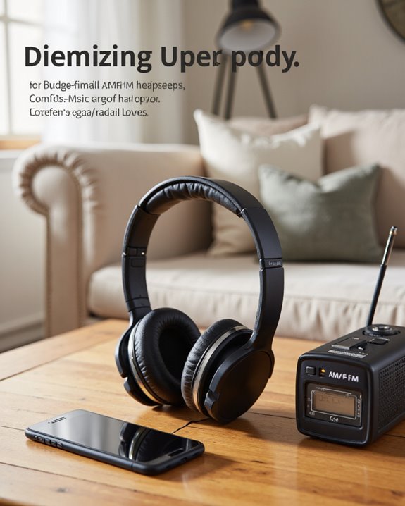 affordable high performance radio headphones