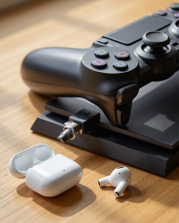 airpods connection via adapter