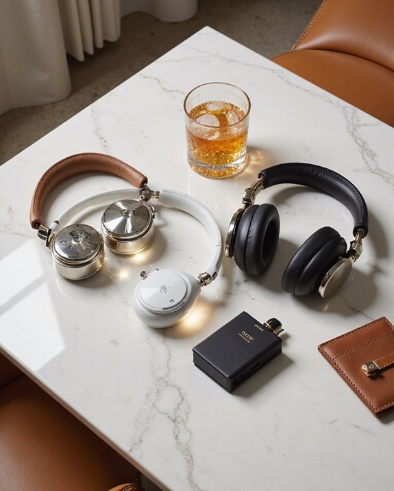 brushed aluminum neodymium headphones