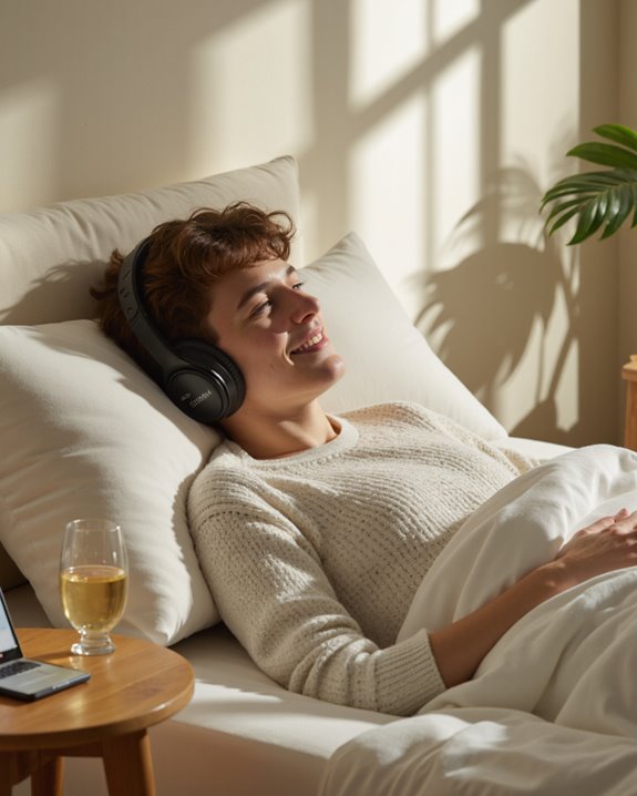 calming audio for recovery