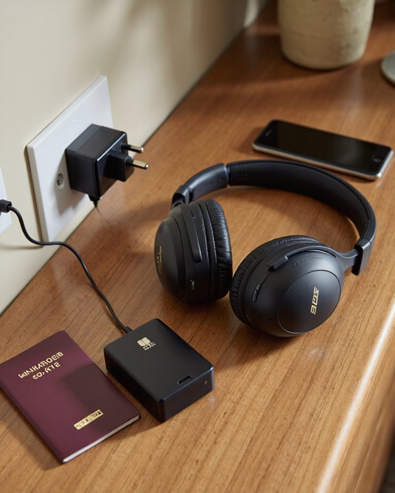 charge bose headphones safely