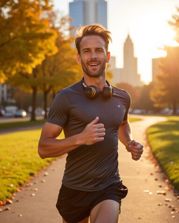 choosing running audio options