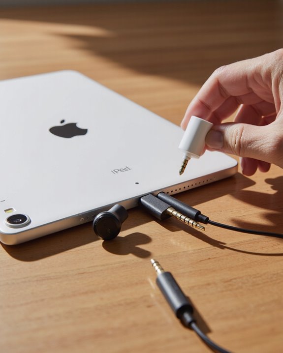 connect wired headphones adapter