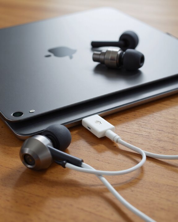 connect wired headphones ipad