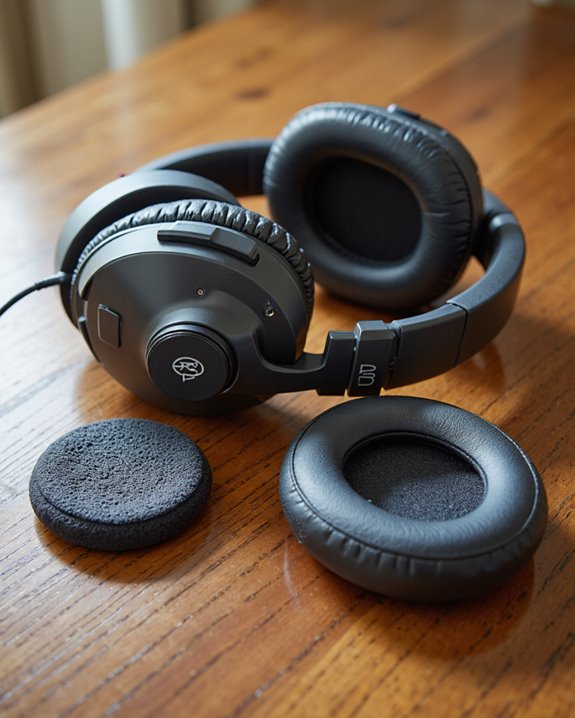 cushion material affects sound