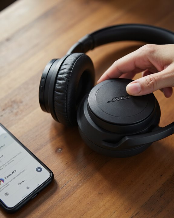 disconnect bose headphones properly