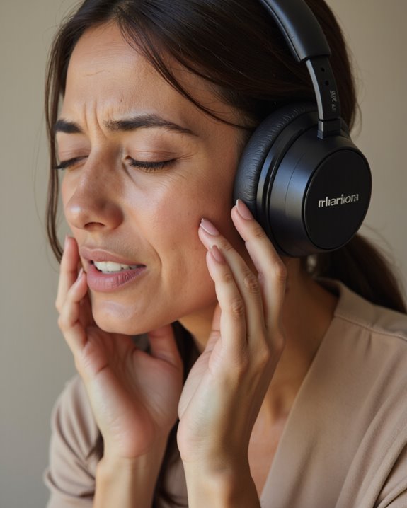 eardrum pressure sensation discomfort