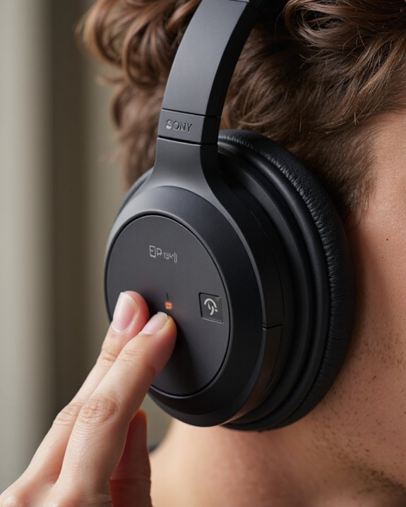 enable sony headphone noise cancellation
