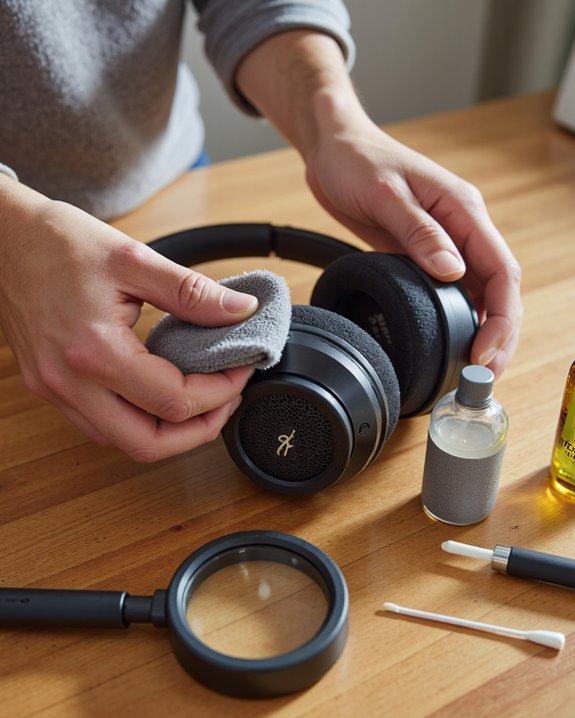 headphone hygiene and maintenance