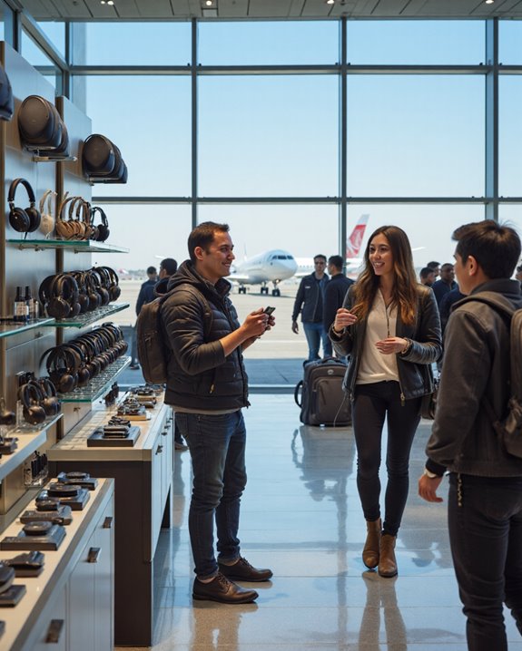 headphones available at airport