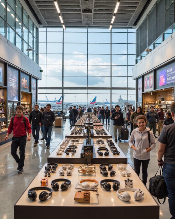 headphones available in airports