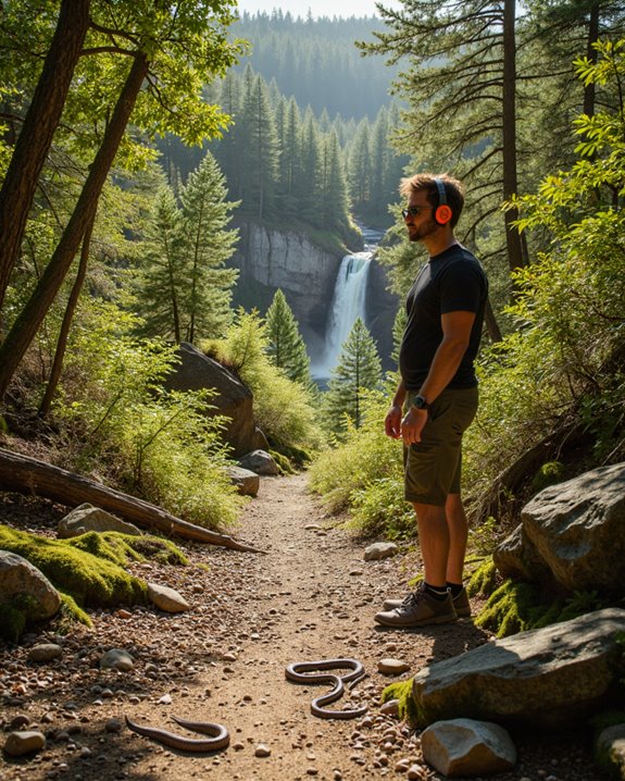 hiking without auditory awareness