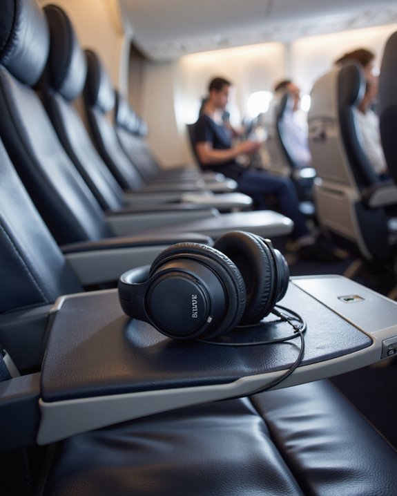in flight headphone options explained