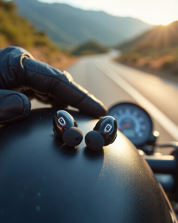 key motorcycle earbuds factors