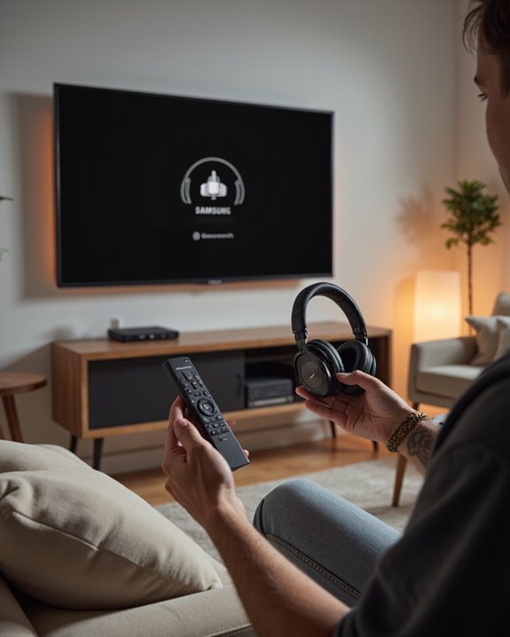pair bluetooth headphones samsung tv