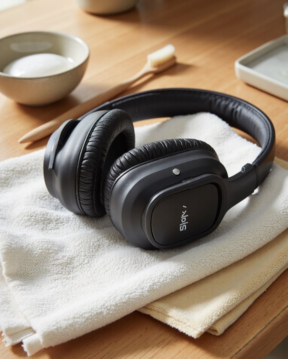 prepare shokz headphones cleaning