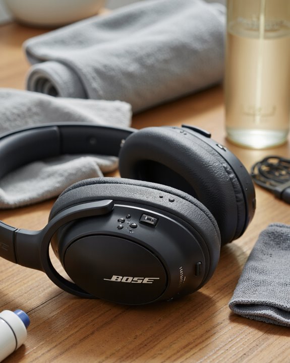 sweat management for headphones