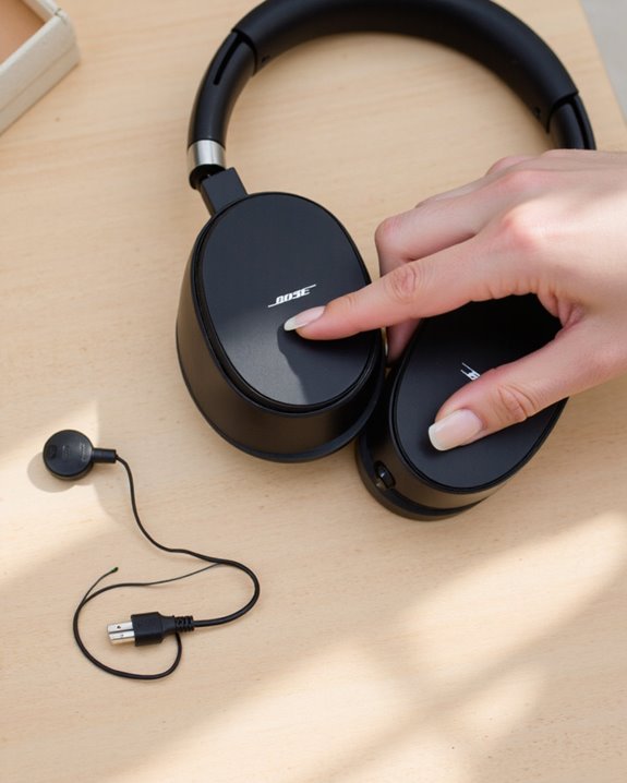 turning off bose headphones