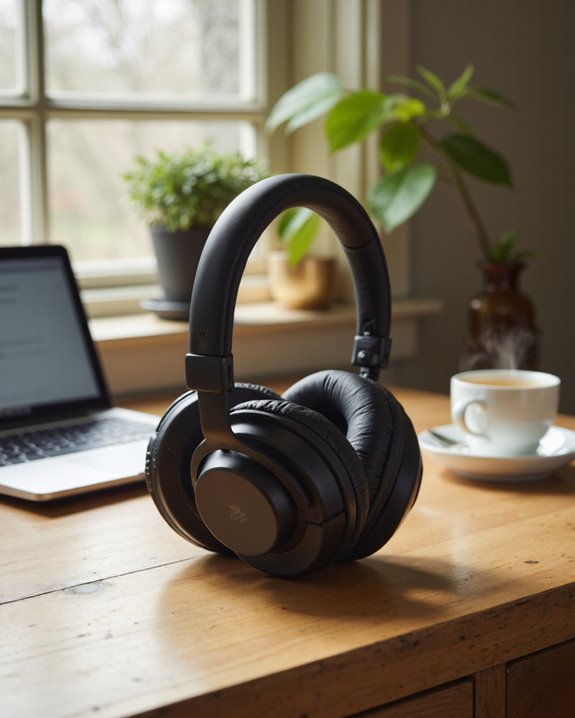 ultimate focus with headphones