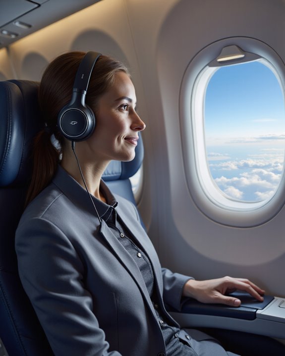wired headphones enhance in flight experience