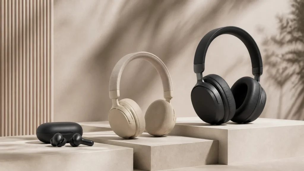 Headphone product illustration